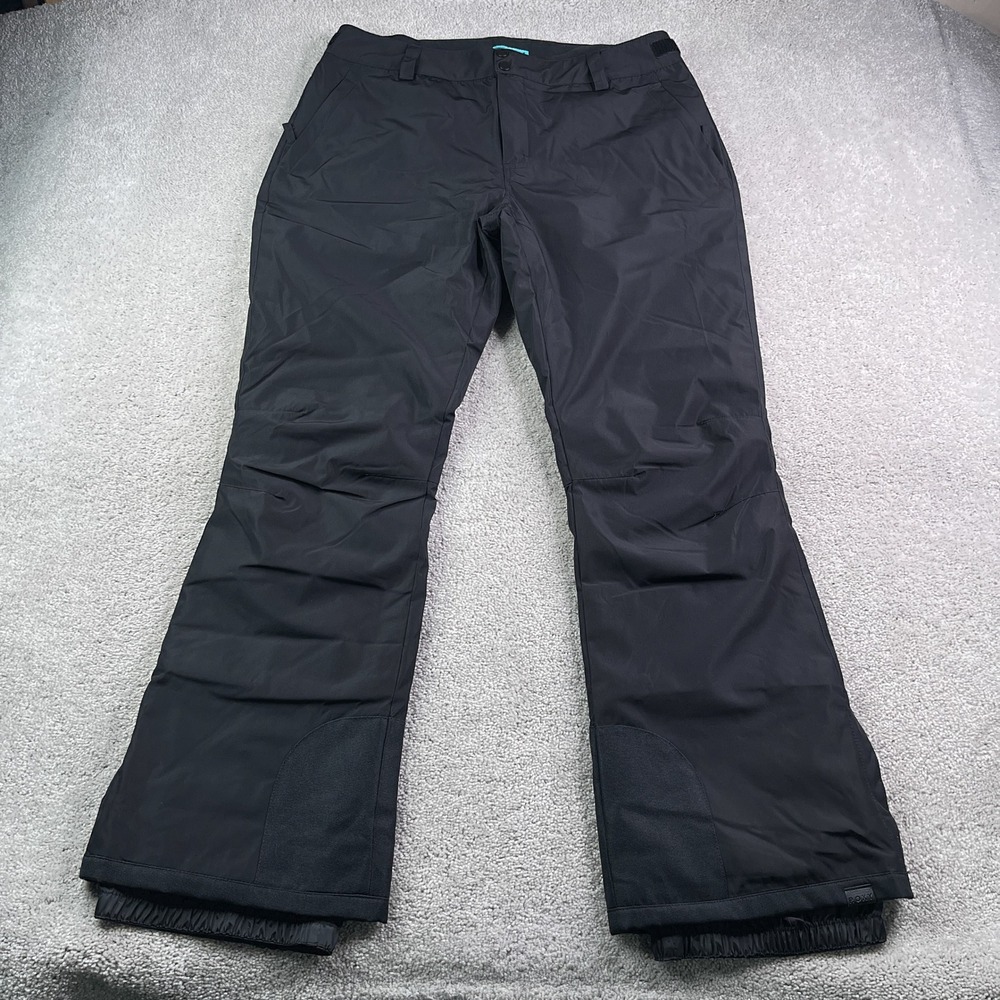 Roxy Pants Women Large Black Diversion DryFlight Insulated Snowboard Ski Winter